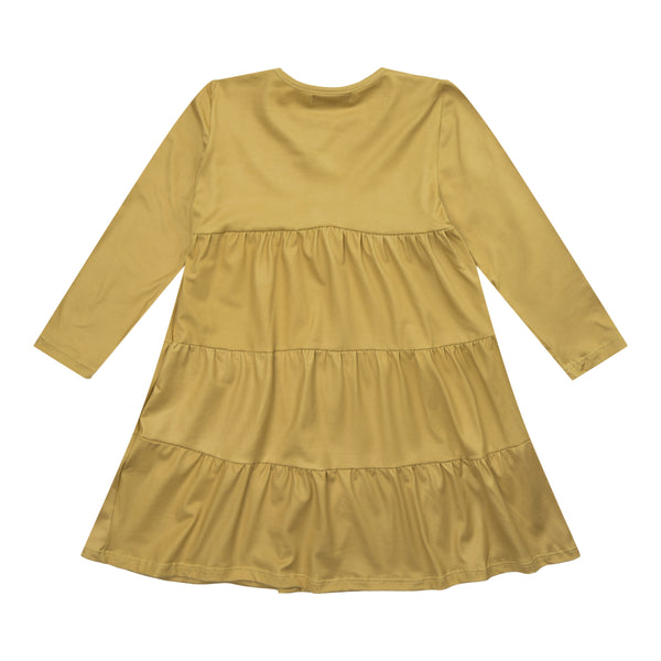 ALMA-LS-DRESS3 (KIDS) - HONEY GOLD