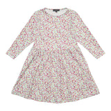 ALMA-LS-BABYDOLL-DRESS (KIDS) - YELLOW FLOWER