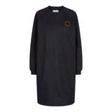 PENNY LS CREWNECK DRESS - BLACK