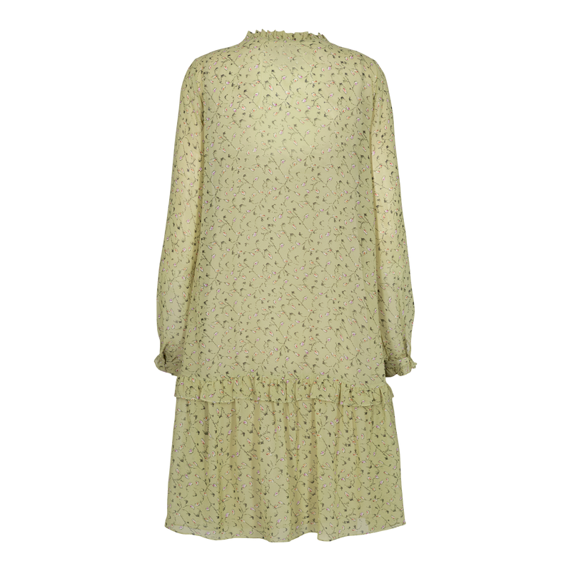 SHIRLEY-DRESS - DUSTY LIME