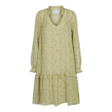 SHIRLEY-DRESS - DUSTY LIME