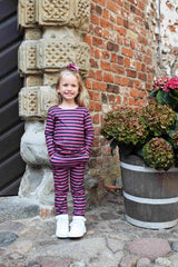 ALMA-LS-TOP (KIDS) - RASBERRY STRIPES