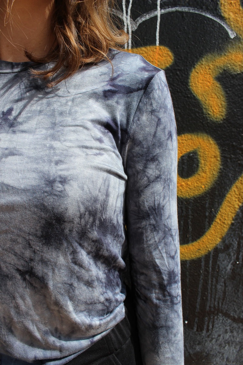 NINJA-LS-BLOUSE - BLACK