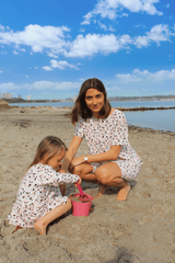 ALMA-LS-BABYDOLL-DRESS (KIDS) - PASTEL LEO
