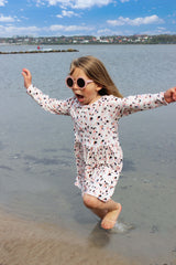 ALMA-LS-BABYDOLL-DRESS (KIDS) - PASTEL LEO