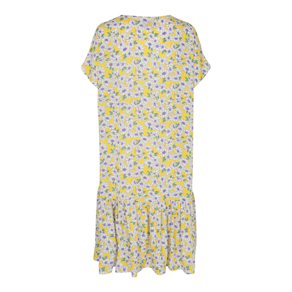 SIGNE-SS-DRESS - YELLOW FLOWER