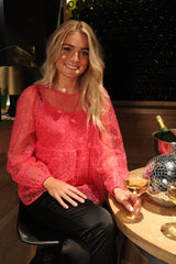 IDA-LS-BLOUSE - PINK