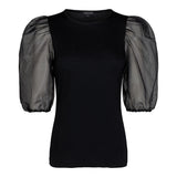 NYNNE BLOUSE - BLACK